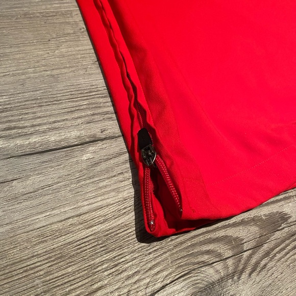 Under Armour Men's Shirt Red Small 1/4 Zip Short Sleeve Baseball Coach Batting - Picture 4 of 6